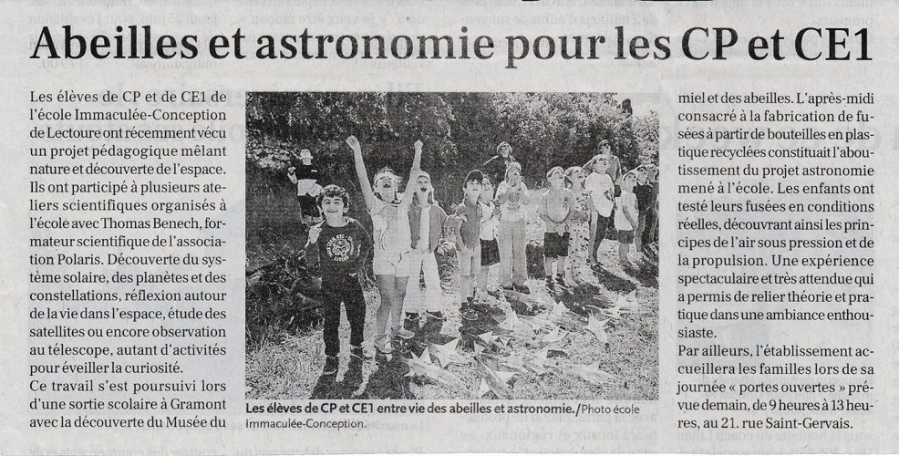 Article La Dépêche du Midi du Gers du 5 juin 2026